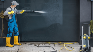 What maintenance should be done on a garage door